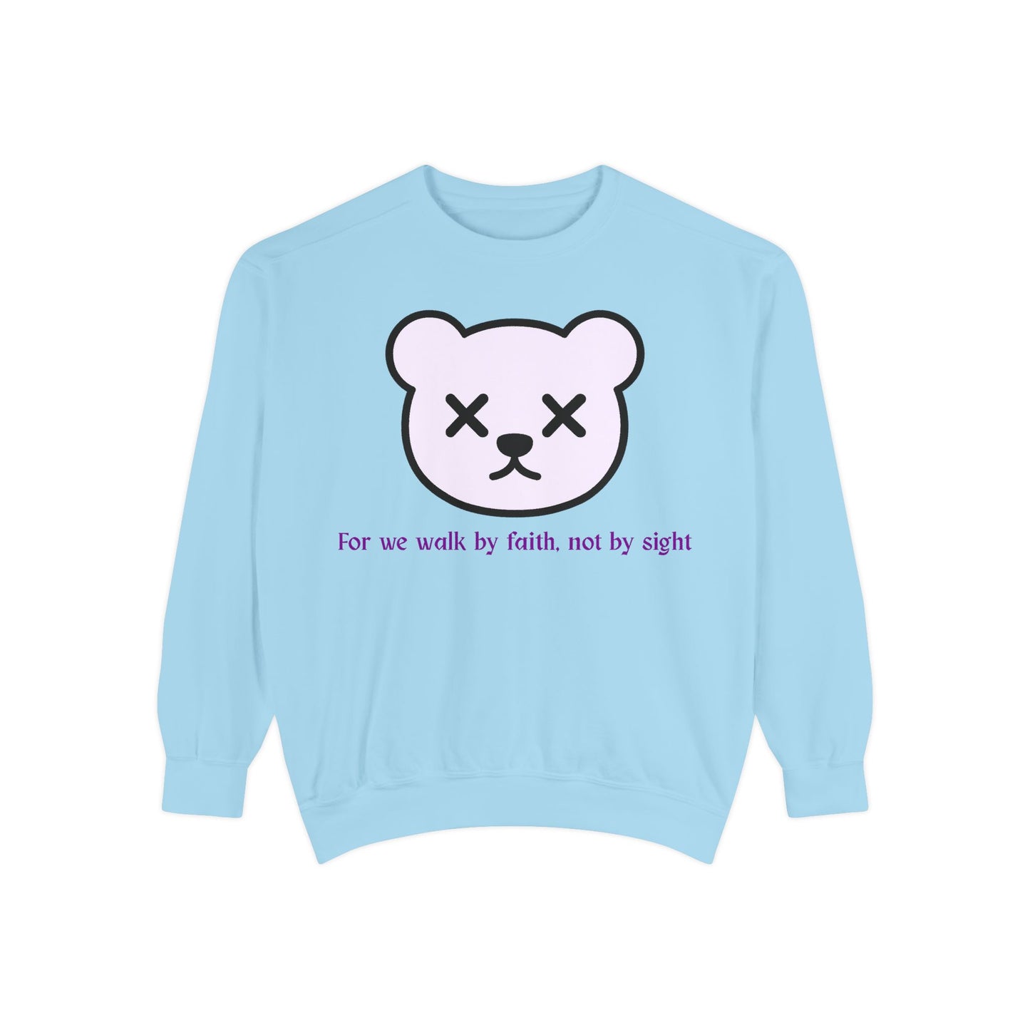 Faith-Inspired Unisex Sweatshirt, Cozy Christian Apparel, Inspirational Gift, Casual Cross Design, Everyday Wear