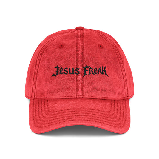 Jesus Freak Vintage Embroidered Cap