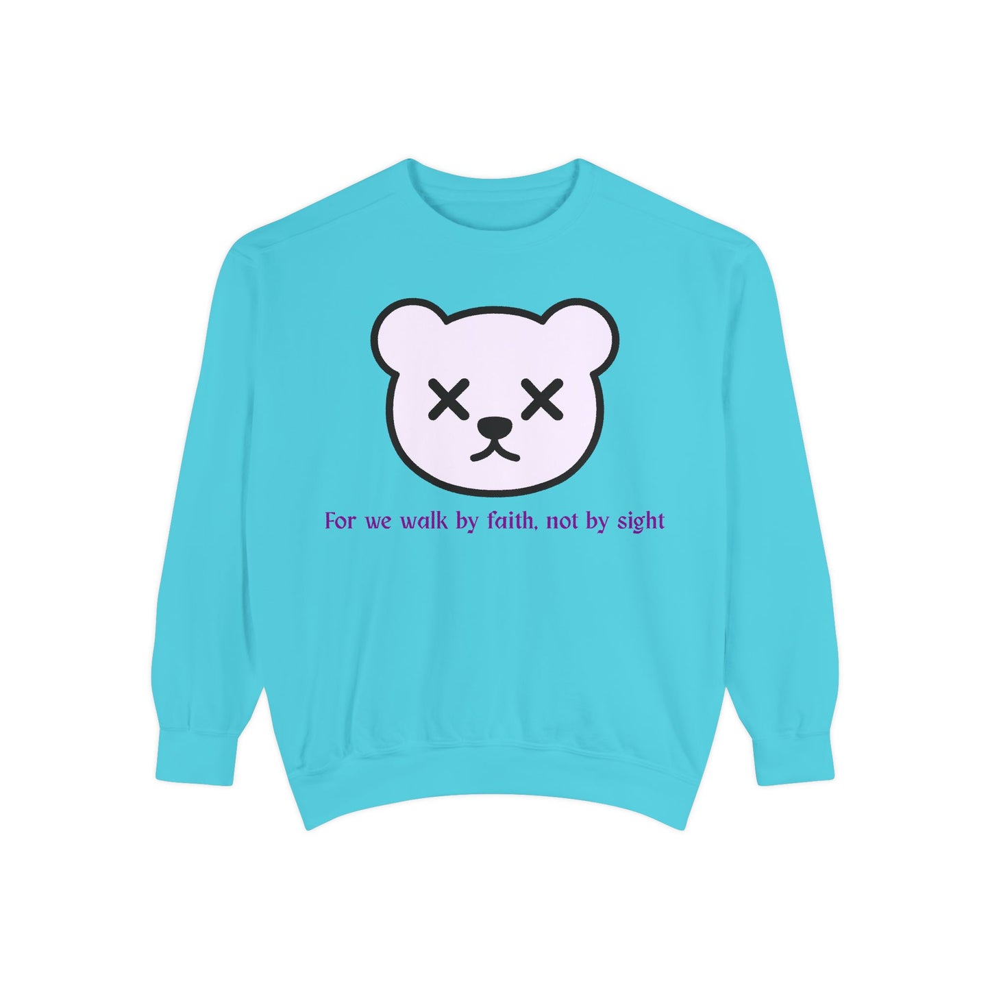 Faith-Inspired Unisex Sweatshirt, Cozy Christian Apparel, Inspirational Gift, Casual Cross Design, Everyday Wear