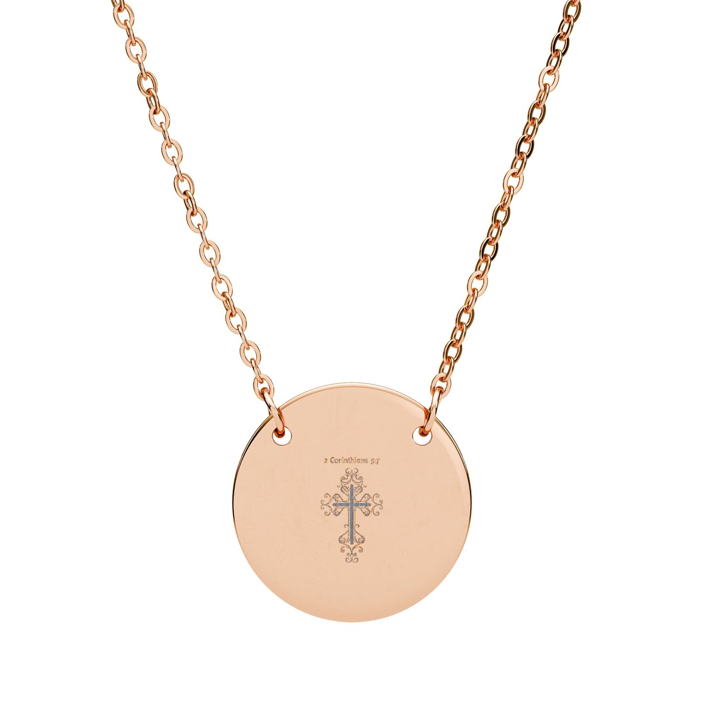 2 Corinthians 5:7 pendant