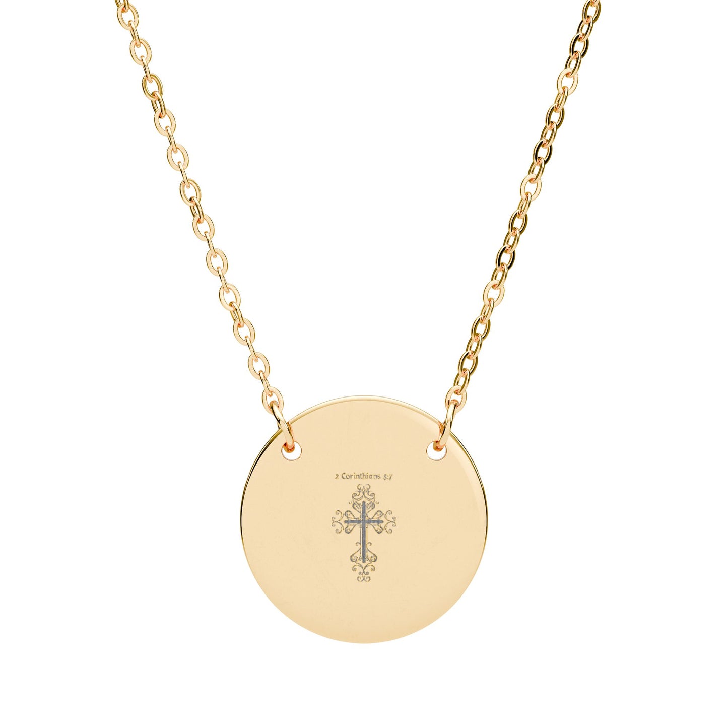 2 Corinthians 5:7 pendant