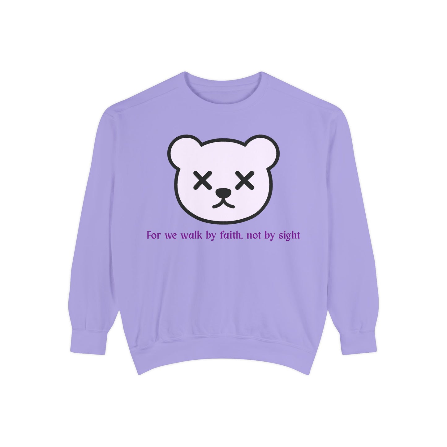 Faith-Inspired Unisex Sweatshirt, Cozy Christian Apparel, Inspirational Gift, Casual Cross Design, Everyday Wear